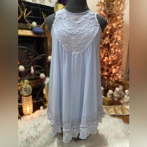Altar’d Altered State Slip Dress Tunic Soft Lace Romantic Whimsical L